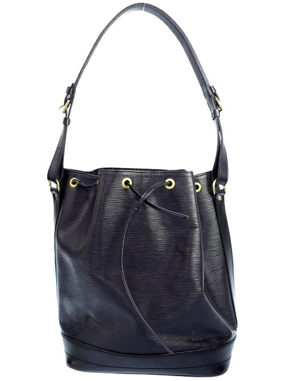 Louis Vuitton Epi Noe Shoulder Bag Leather Blue Gray